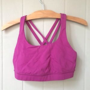 Lulu lemon pink sports bra